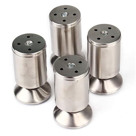 kitchen cabinet legs stainless steel|adjustable steel table legs.